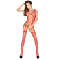 PASSION - WOMAN BS013 BODYSTOCKING ROJO TALLA ÚNICA