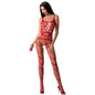 PASSION - WOMAN BS058 BODYSTOCKING ROJO TALLA ÚNICA
