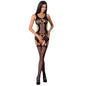 PASSION - WOMAN BS066 BODYSTOCKING NEGRO TALLA ÚNICA