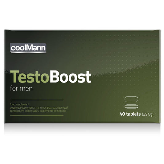 CoolMann Testoboost – Complemento alimenticio con Tribulus Terrestris y Saw Palmetto