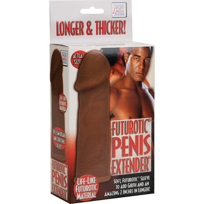 CALEXOTICS - FUTUROTIC FUNDA EXTENSION PENE MARRÓN