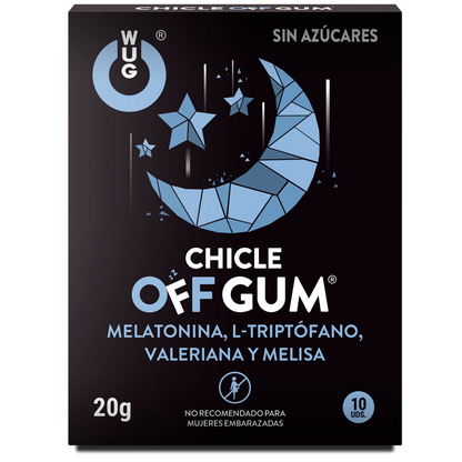 WUG Off Gum – El chicle funcional que te ayuda a relajarte y dormir mejor