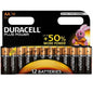 DURACELL - PLUS POWER PILA ALCALINA AA LR6 BLISTER*12