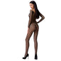 PASSION - WOMAN BS077 BODYSTOCKING TALLA ÚNICA NEGRO