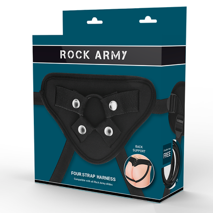 ROCKARMY - ARNÉS AJUSTABLE Y ANILLOS FLEXIBLES