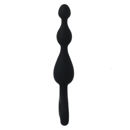 Juguete anal negro de la marca INTENSE ANAL TOYS, diseño ergonómico y liso para uso íntimo y placentero.