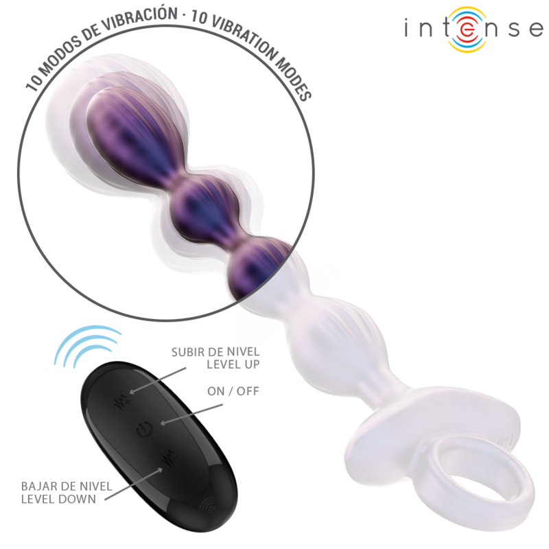 INTENSE - JACKIE PLUG ANAL VIBRADOR MODEL 1 CONTROL REMOT