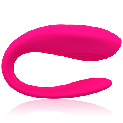 Vibrador rosa INTENSE Bruno Partner Doble Placer de la marca INTENSE COUPLES TOYS, diseñado para parejas, con textura suave y ergonómica.