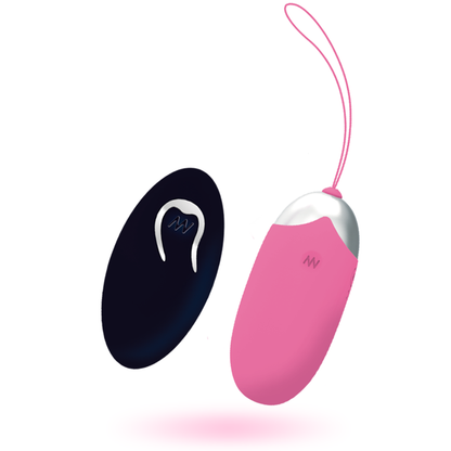 Vibrador recargable Flippy II Huevo rosa de INTENSE COUPLES TOYS con control remoto y diseño compacto para placer íntimo.