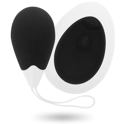 Vibrador Jan Huevo de control remoto negro de la marca INTENSE COUPLES TOYS, diseñado para placer íntimo y discreto.