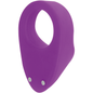 Anillo vibrador recargable color lila de la marca INTENSE COUPLES TOYS, diseñado para placer íntimo y estimulante.