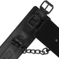 Esposas de cuero vegano de la marca INTENSE FETISH, accesorios de BDSM con diseño resistente y ajustable para juegos de restricción.