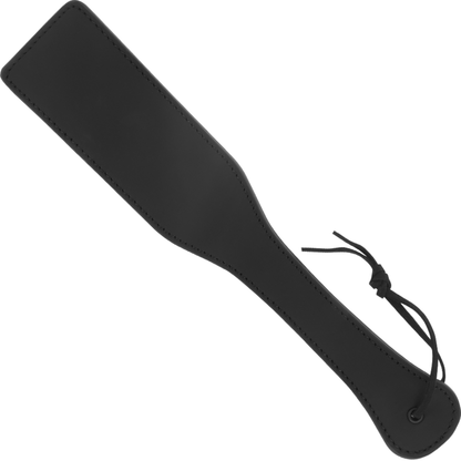 Pala de cuero vegano INTENSE FETISH, con mango y superficie sólida, diseñada para juegos de dominación y BDSM.