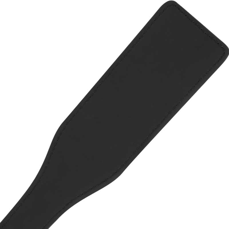 Pala de cuero vegano INTENSE FETISH para juegos de dominación, con mango resistente y diseño ergonómico.