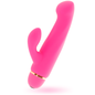 Vibrador rosa INTENSE BORAL de 20 velocidades de silicona, con diseño ergonómico y textura suave.