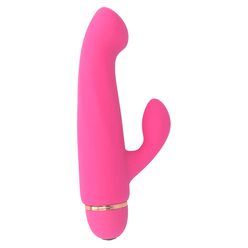 Vibrador rosa INTENSE BORAL de 20 velocidades de silicona, con diseño ergonómico y textura suave para placer sensual.