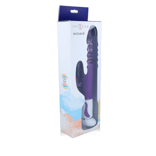 Vibrador rotador UP & Down Lila de la marca INTENSE FUN, con diseño ergonómico y funciones de movimiento vertical.