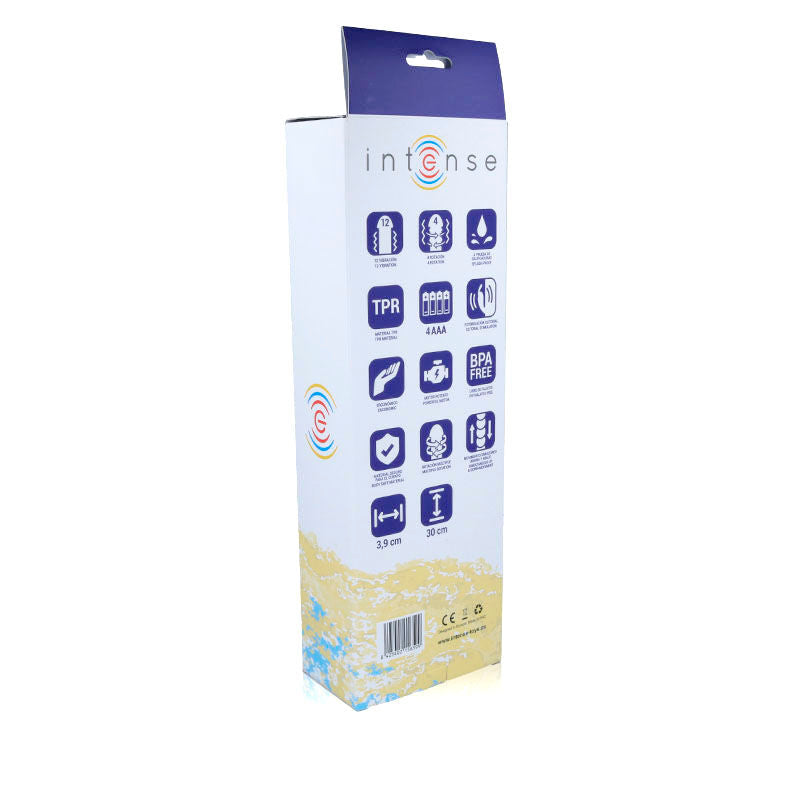 Vibrador rotador Up&Down de color lila de la marca INTENSE FUN, con diseño ergonómico y funciones ajustables.