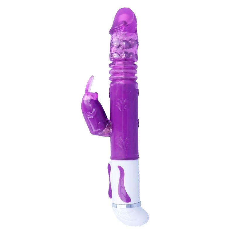 Vibrador rotador Up & Down color lila de la marca INTENSE FUN, con diseño ergonómico y texturizado para uso íntimo.