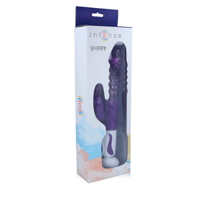 Vibrador rotador lila INTENSE GUPPY de la marca INTENSE FUN, con diseño compacto y funciones de estimulación.