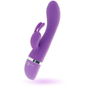 Vibrador de silicona lila INTENSE HILARI de la marca INTENSE FUN, con diseño lujoso y textura suave para uso personal.