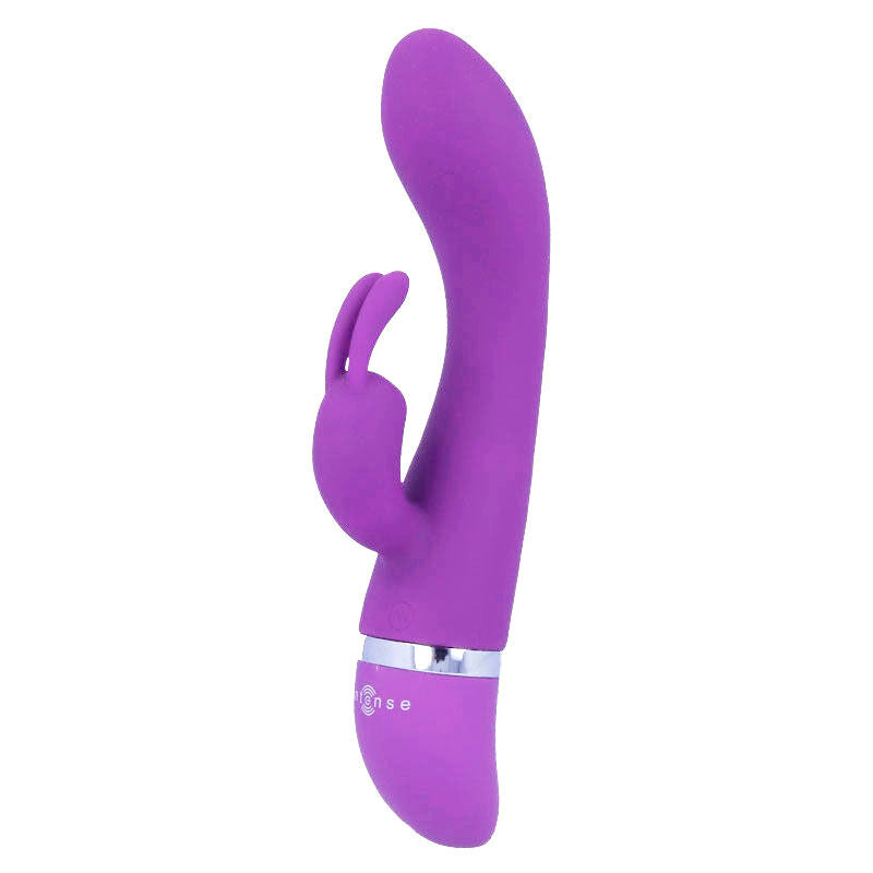 Vibrador de silicona lila INTENSE HILARI de la marca INTENSE FUN, diseño lujoso y ergonómico para uso íntimo.