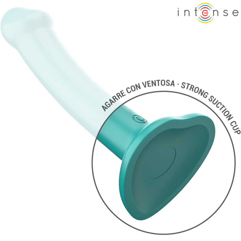 INTENSE - KATIE VIBRADOR AMB VENTOSA 10 VIBRACIONS BLAU FOSC CONTROL REMOT
