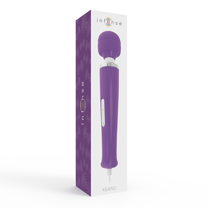 Lilac INTENSE Keanu Wand massager with ergonomic design and smooth surface for body relaxation and targeted relief.