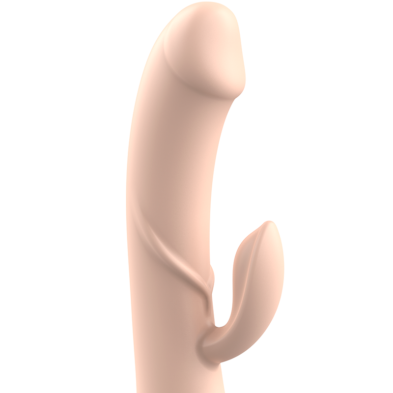 Vibrador recargable INTENSE Magnus Dual Natural de la marca INTENSE FUN, diseñado para placer dual y uso natural.