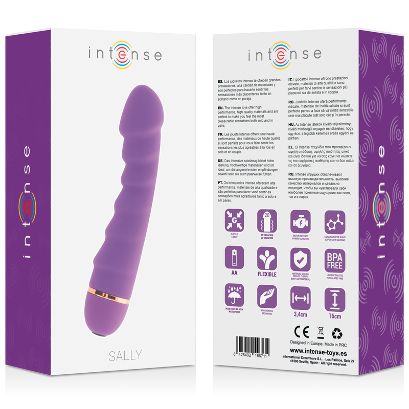 INTENS - SALLY 20 SPEEDS SILICONE LILA