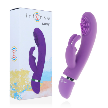 INTENSE - SUSY VIBRADOR OSCIL·LANT SILICONA RABBIT LILA