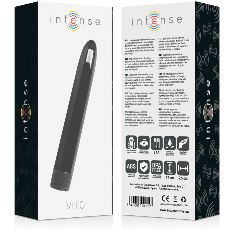 INTENS - VITO VIBRADOR NEGRE