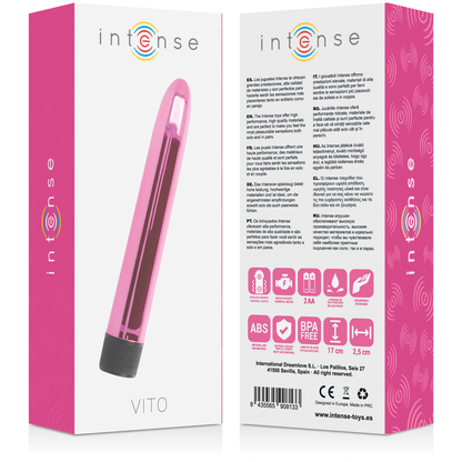 INTENS - VITO VIBRADOR ROSA