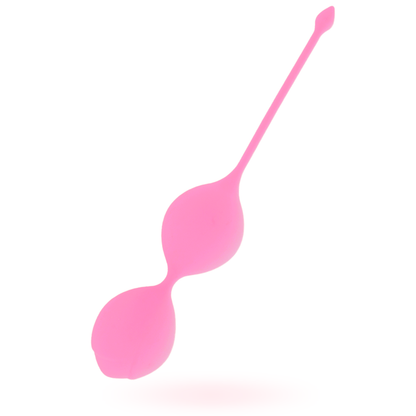 Kisha Fit Kegel de silicona rosa de la marca INTENSE HEALTH & FUN, diseñado para ejercicios de Kegel y fortalecimiento pélvico