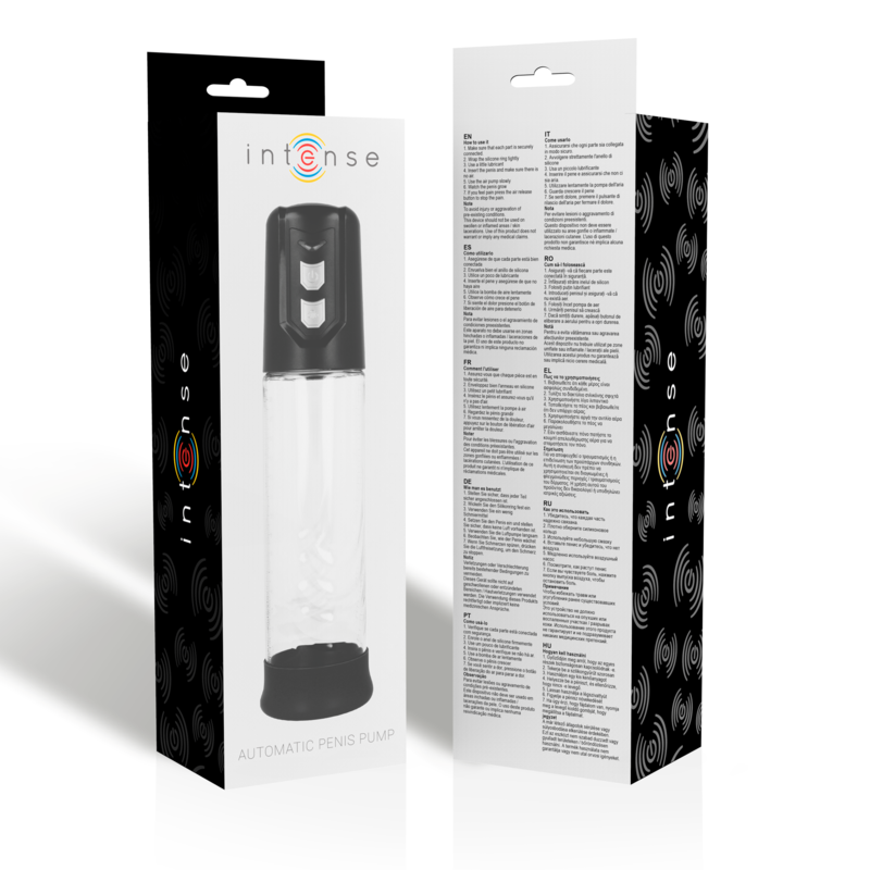 Bomba automática INTENSE PUMP de alta presión, diseñada para facilitar la inflado de neumáticos y objetos inflables.