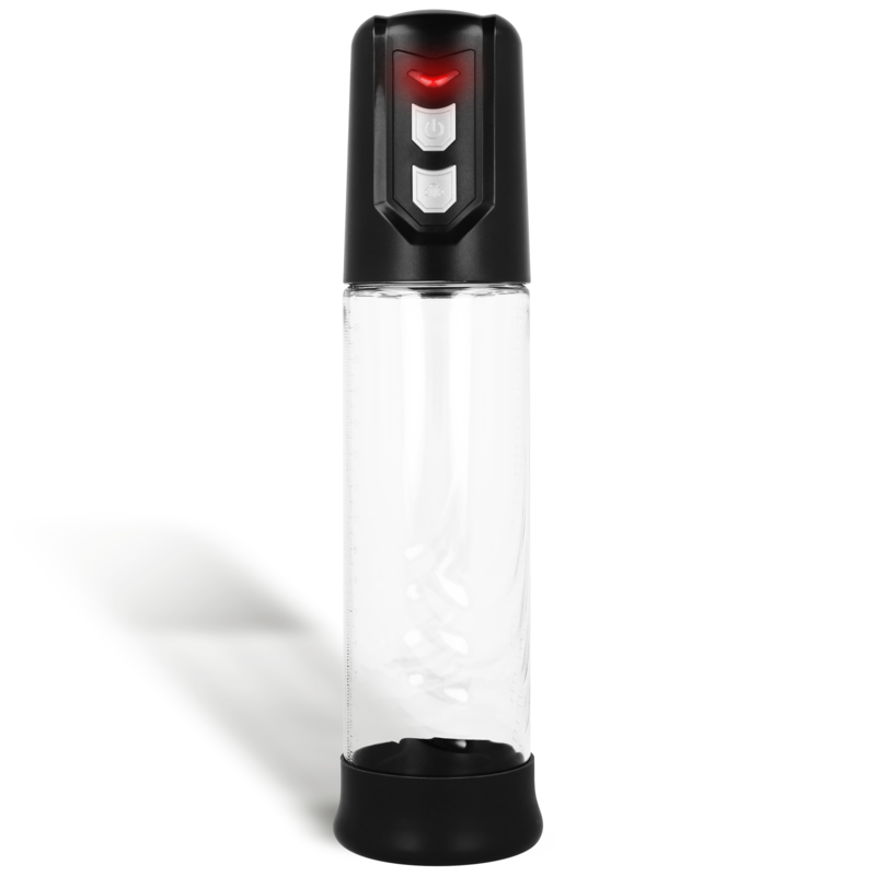 Bomba automática INTENSE PUMP en color negro, diseñada para inflar con facilidad y rapidez objetos pequeños y grandes.