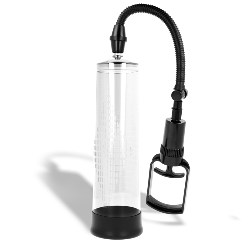 Bomba de silicona transparente INTENSE PUMP para maquillaje y cuidado facial, con diseño ergonómico y resistente
