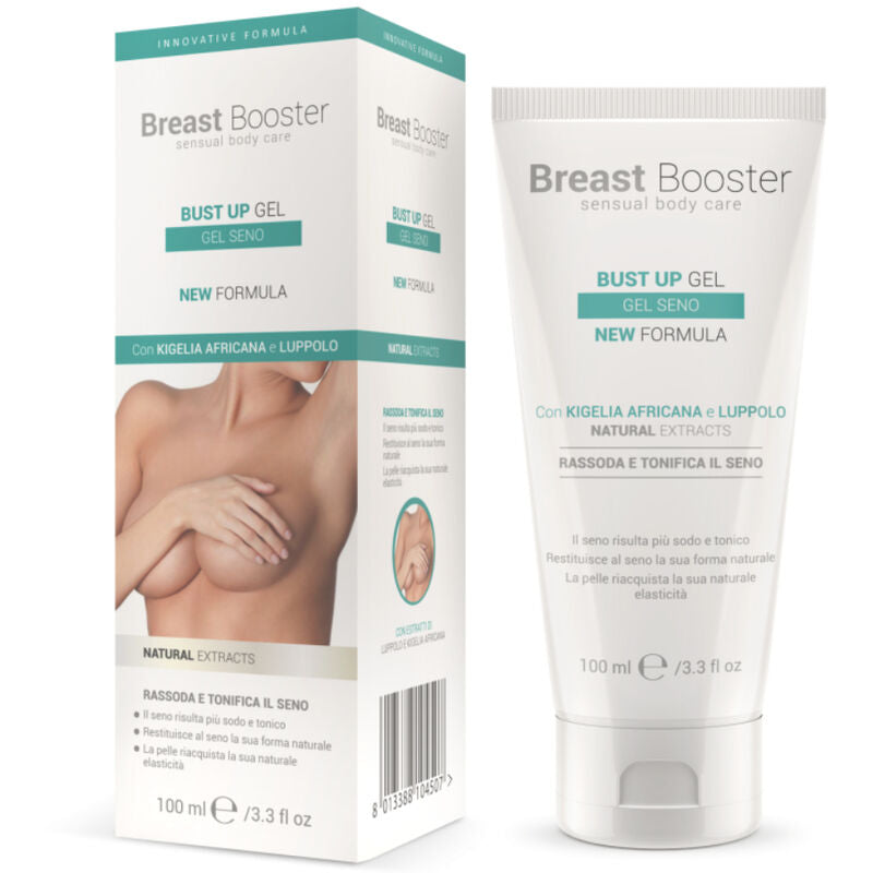 Gel tonificante y reafirmante para senos de 100 ml de la marca INTIMATELINE, con fórmula para mejorar firmeza y elasticidad.