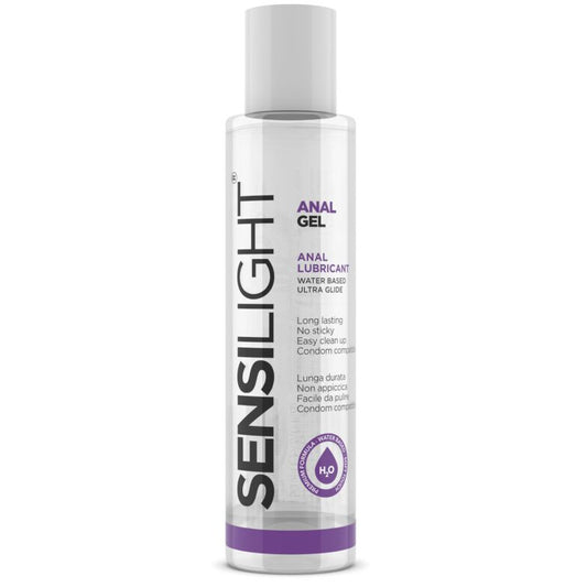 INTIMATELINE Sensilight Gel Anal Deslizante 150 ml tube with a smooth texture for comfortable use.