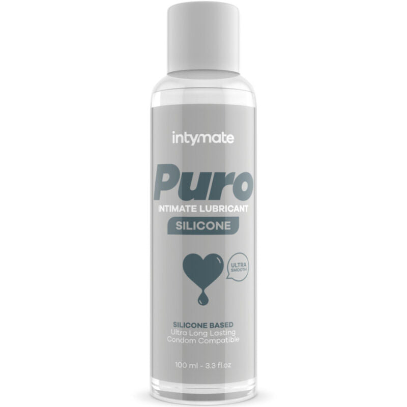 INTIMATELINE INTYMATE Puro Silicona Lubricante 100 ml bottle with a clear design on a neutral background.