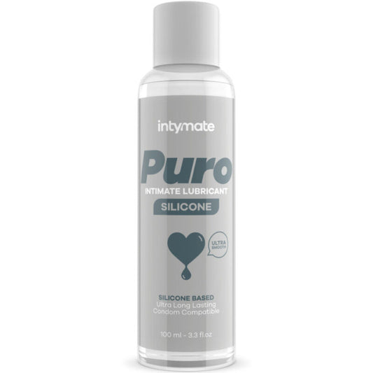 INTIMATELINE INTYMATE Puro Silicona Lubricante 100 ml bottle with a clear design on a neutral background.