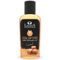 Gel de masaje comestible INTIMATELINE LUXURIA Voluptas con efecto calor, sabor a caramelo, en envase de 100 ml.