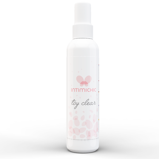 Limpiador desinfectante INTIMICHIC en botella de 150 ml, producto para higiene íntima y cuidado personal.