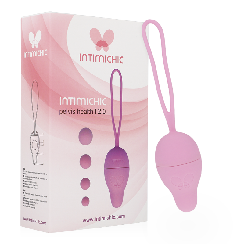 Dispositivo de rehabilitación pélvica INTIMICHIC PELVIS HEALTH I 2.0 para fortalecer músculos pélvicos en imágenes.