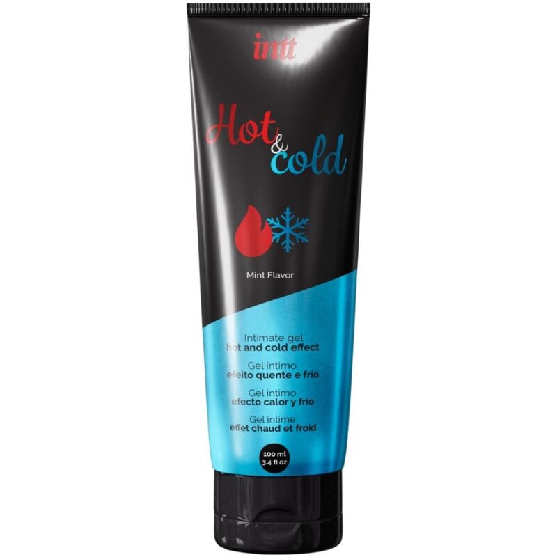 Lubricante íntimo de INTT LUBRICANTS con efecto frío y calor, base agua, para mayor comodidad y sensación refrescante.