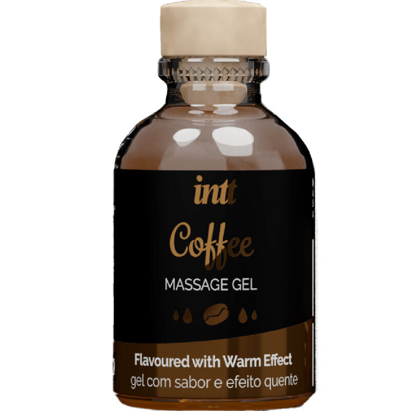 INTT MASSAGE &amp; ORAL SEX - COFFEE FLAVORED MASSAGE GEL WITH WARMING EFFECT
