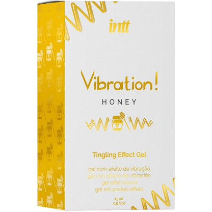 Gel estimulante íntimo líquido de miel de 15 ml de INTT, gel vibrador unisex para mayor placer y sensibilidad.