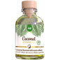 INTT VEGAN LINE coconut-flavored massage gel with warming effect in a clear bottle, showcasing creamy texture.