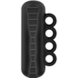 Masturbador Tensek 5 negro de la marca JAMYJOB, con textura realista y diseño ergonómico para mayor comodidad y estimulación.