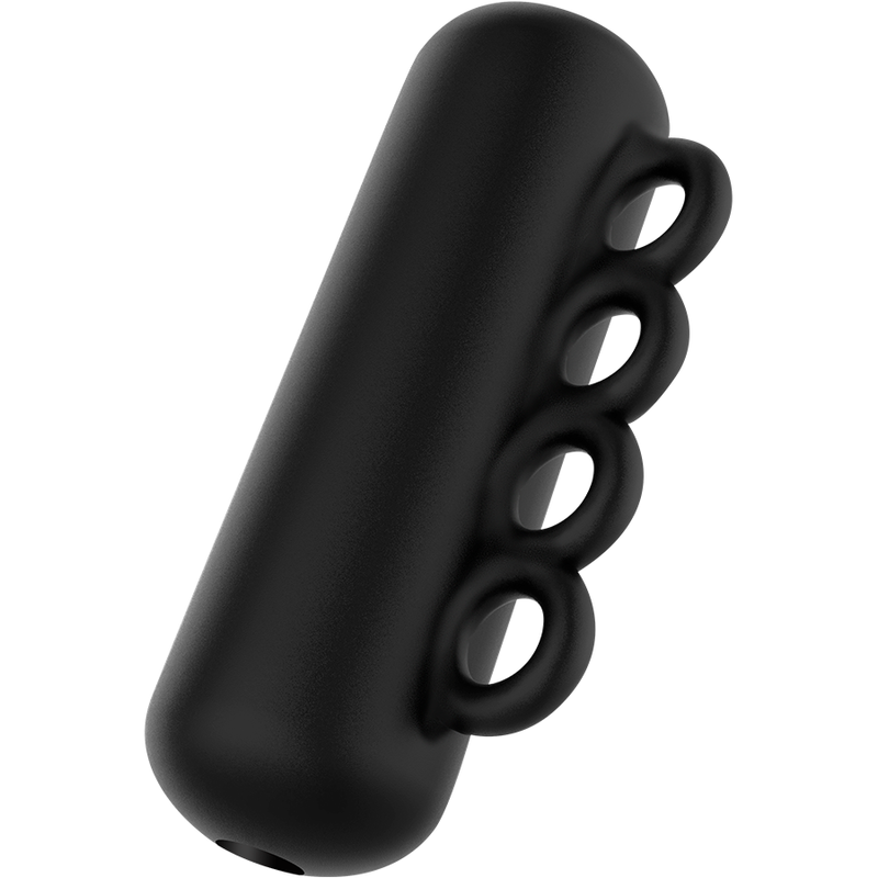 Masturbador Tensek 5 de JAMYJOB en color negro, con textura y detalles realistas para estimulación masculina.